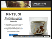 Tablet Screenshot of kintsugistudio.com